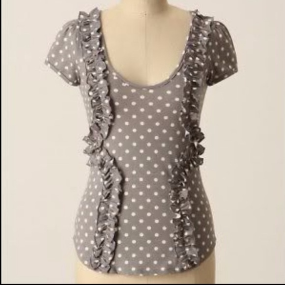Anthropologie Tops - Anthropologie Little Yellow Button Top
